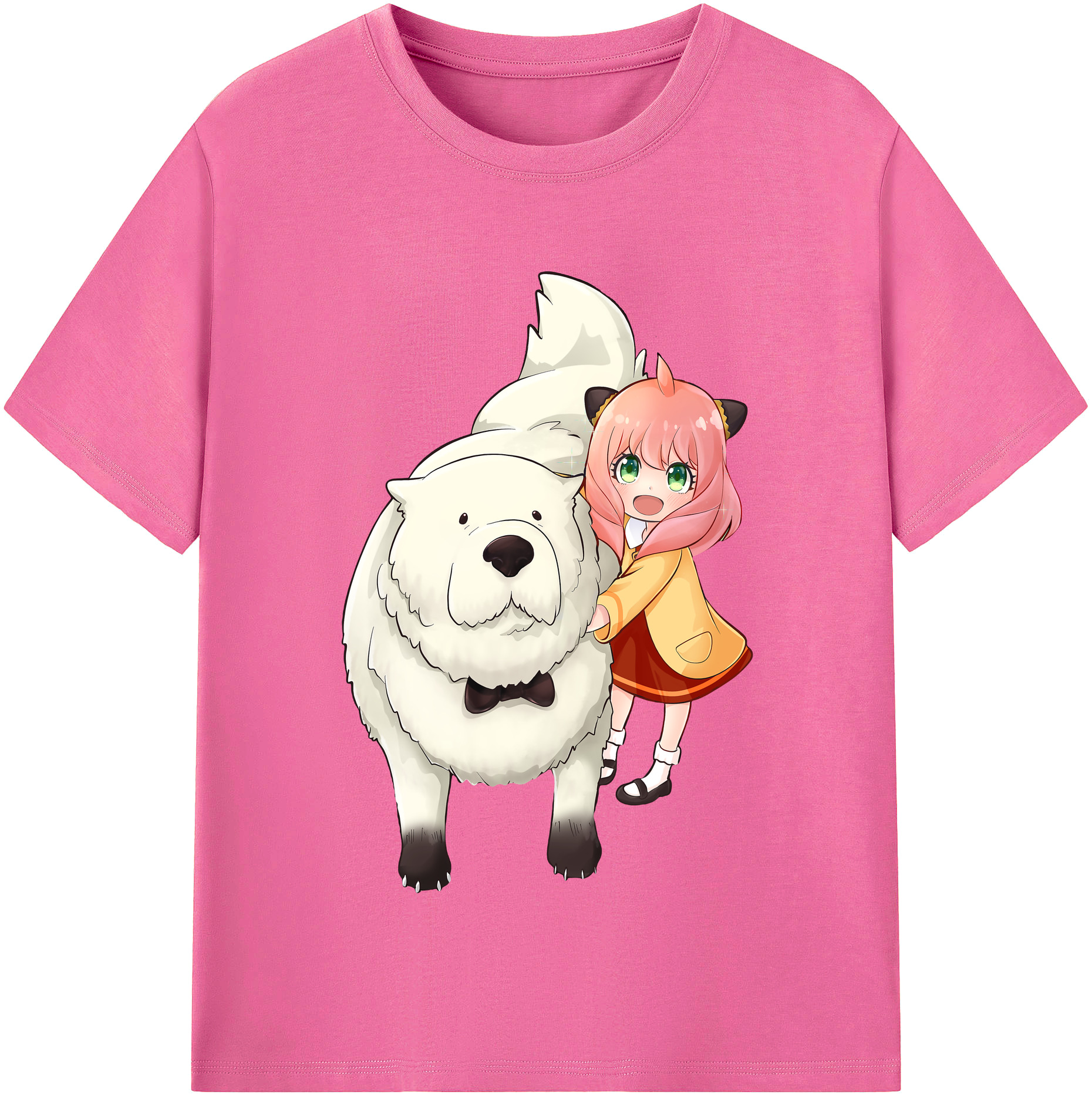 （画像用） SPY×FAMILY间谍家家酒 レディースカジュアルプリントTシャツ（綿100％）